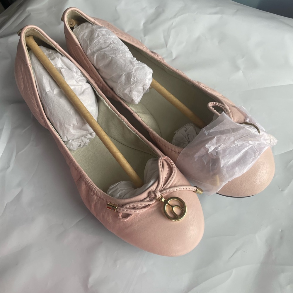 Wishbone pink ballerina flats.